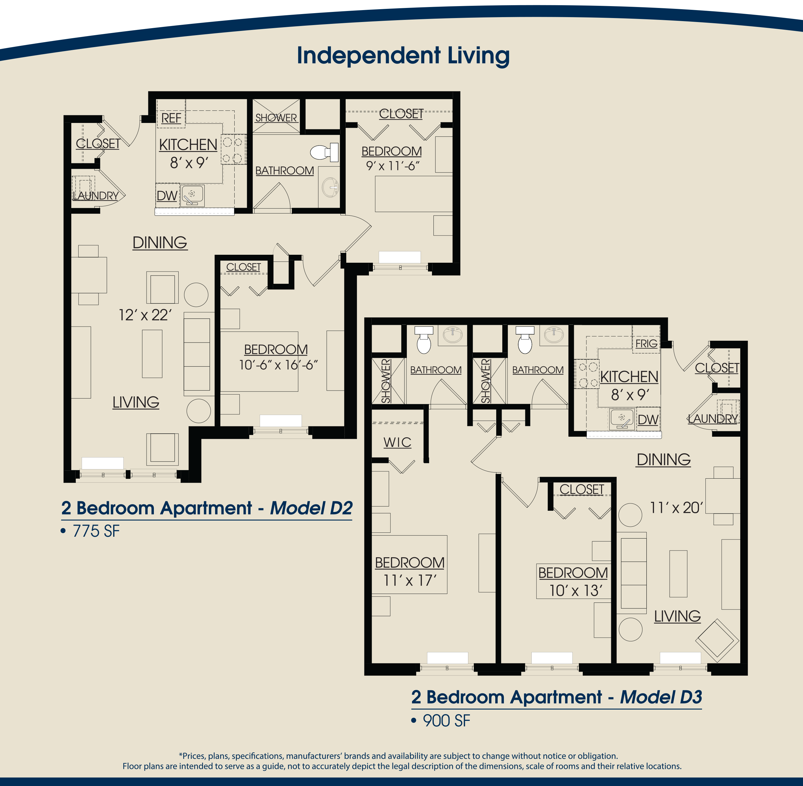 Two Bedroom Apartment Floor Plan : Two Bedroom Floor Apartment Plans ...
