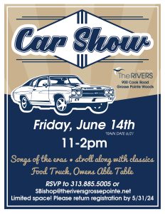 Annual Car Show Invitation, June 14, 2024